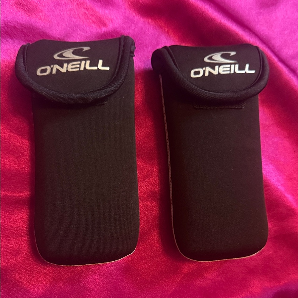 O'Neill Black Neoprene  Holster Set perfect for camera, phone, sunglasses, etc.